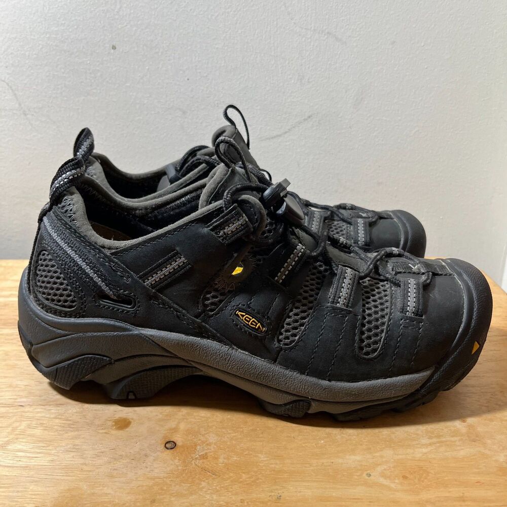 Keen Flint Low Size 7.5‎ Steel Toe Womens Work Shoes Hiking Outdoor Sneakers